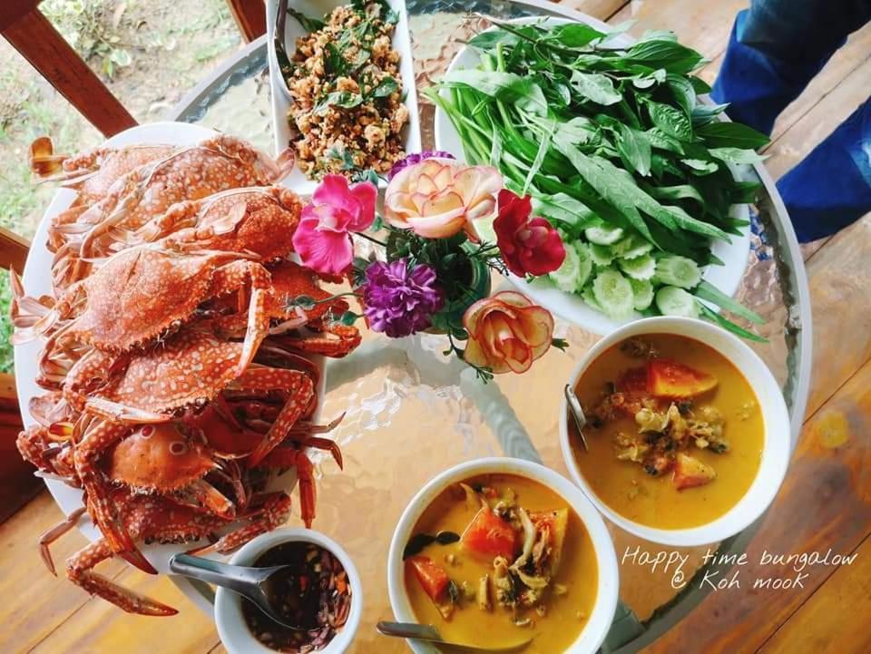 Kohmook Happy Time Bungalow เกาะมุก ภายนอก รูปภาพ